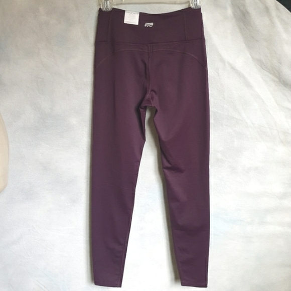 Marika Wild Plum Chill-Tek Soft Fleece Lined Active High Waist Active Leggings S - Picture 15 of 16
